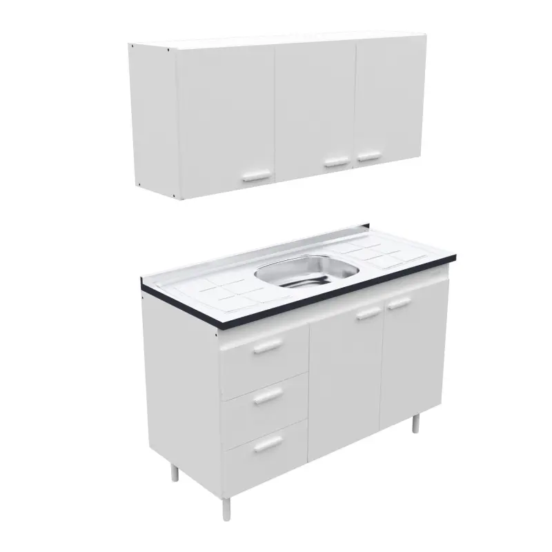 Combo cocina 120cm BLANCO